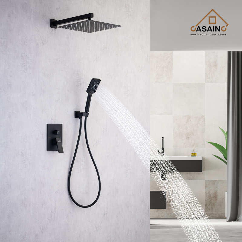 with Rough in-Valve, Black