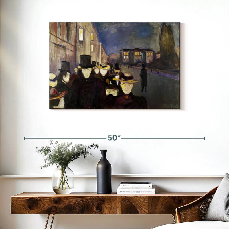 Soirée Avery sur la rue Karl Johan, H 24 po x l 36 po