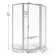 Deluxe 57.625'' W 68.625'' H Framed Neo-angle Reversible Shower Enclosure