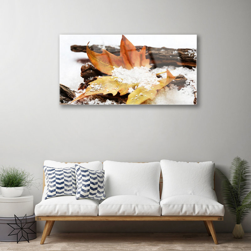 Leaf - No Frame Print on Glass