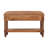 Leather Spindle Bench