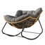 Chaise berçante en osier pour l'intérieur-711491271