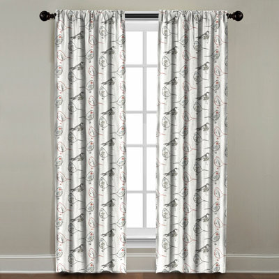 Cotton Room Darkening Curtain Single Panel