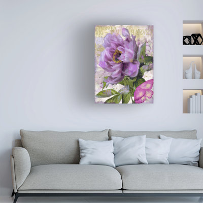Bolog Sasha Purple Butterflies Canvas Art