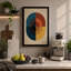 Geometric Quadrants Mid-Century - Wrapped Canvas-42857545-42857543