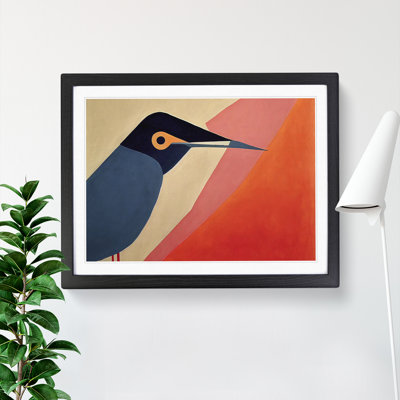 Hewarming Abstract Bird - Single Picture Frame Print