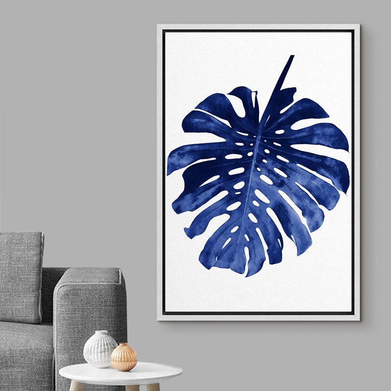 Peinture sur toile, cadre flottant, H 16 po x l 24 po x P 1,5 po, Blanc