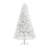 HOMCOM 6ft Tall Artificial Christmas Tree, Unlit Xmas Tree with 1000 Branch Tips, Auto Open, Steel Base, Holiday Décor for Home Office, White