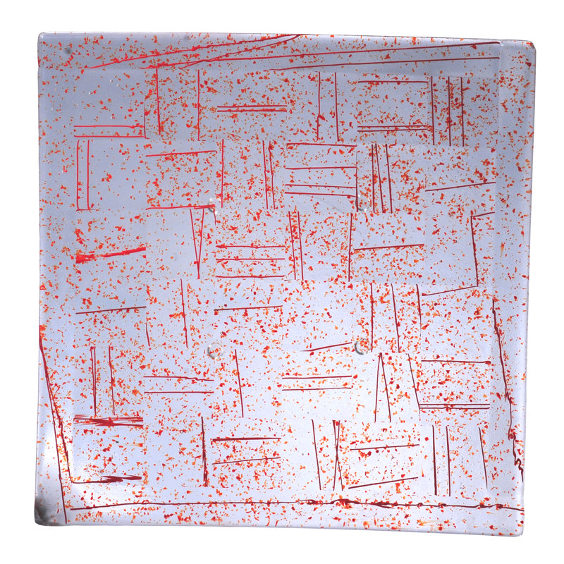 Kayme Tangerine 19" Dinner Plate