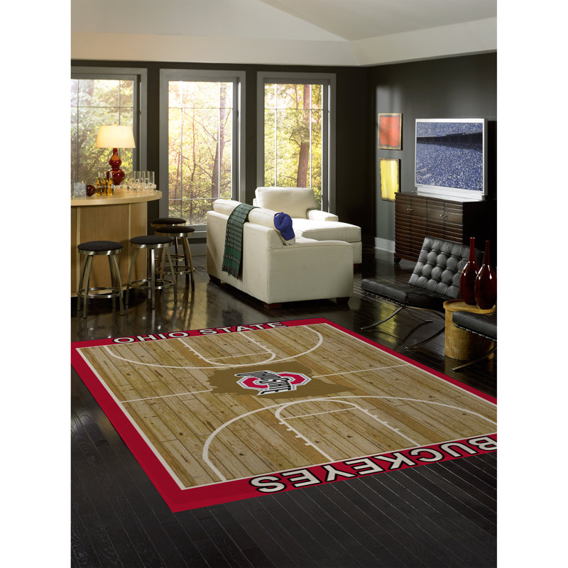 Tapis Ohio State Courtside, Rectangle 4 pi x 6 pi