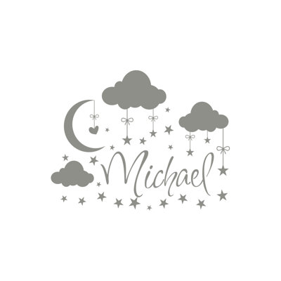 Text & Numbers Non-Wall Damaging Wall Decal