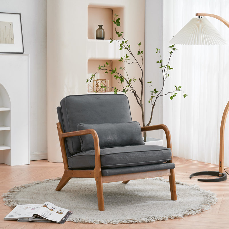 Fauteuil l 25,6 po Aledra, Polypropylène grise / oléfine