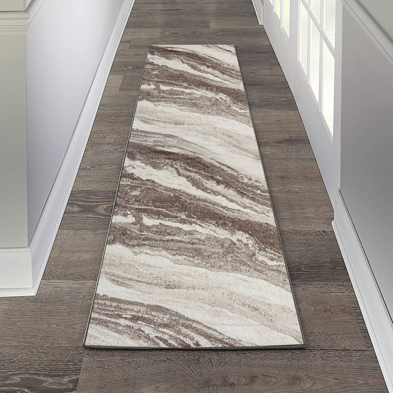 Artemiusz Abstract Indoor Rug, Runner 2' x 7'