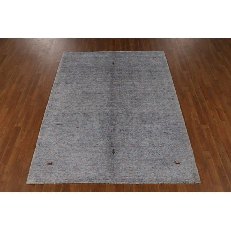 Handmade Gabbeh Style Indian Rug 5x7
