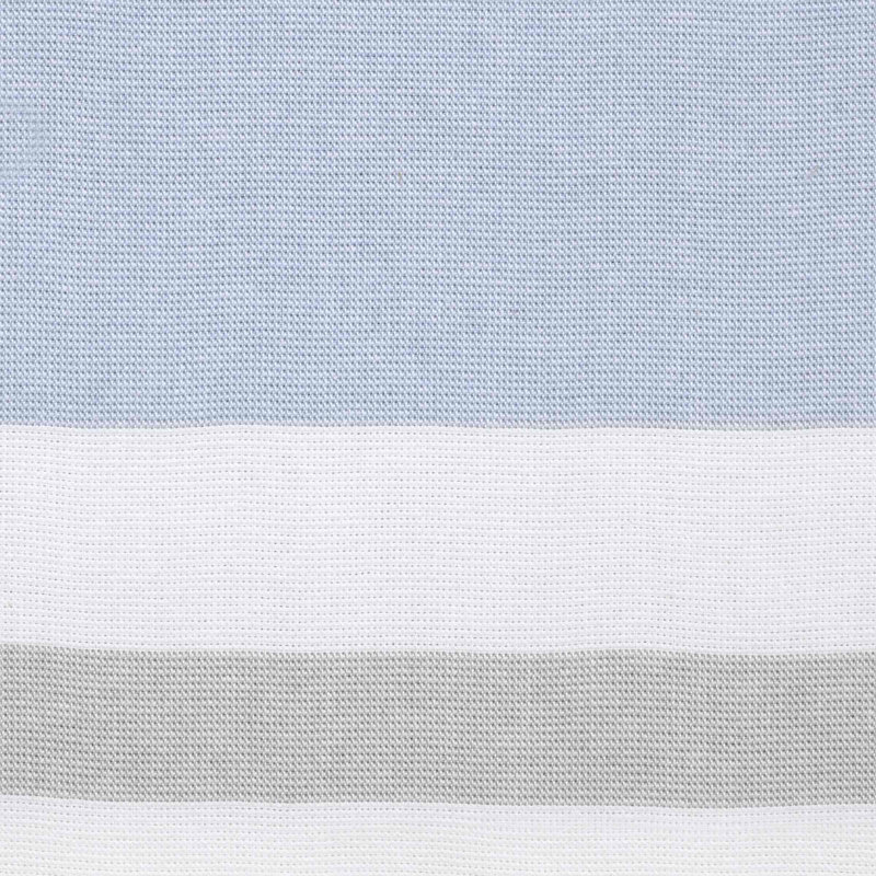 Izod Clubhouse Stripe 100% Cotton Midweight Waffle Hand Towel, Blue
