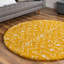 Tapis jaune à motif géométrique Griego-357778710