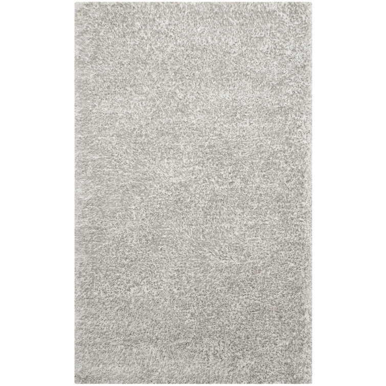 Billie-Faith Shag Hand Tufted Performance Solid Color Rug