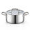 Marmite à trois couches Cook N Home Classic, marmite en acier inoxydable avec couvercle, marmite pour pâtes, spaghetti, marmite à induction avec poignée, batterie de cuisine pour la mise en conserve, ébullition, allant au four