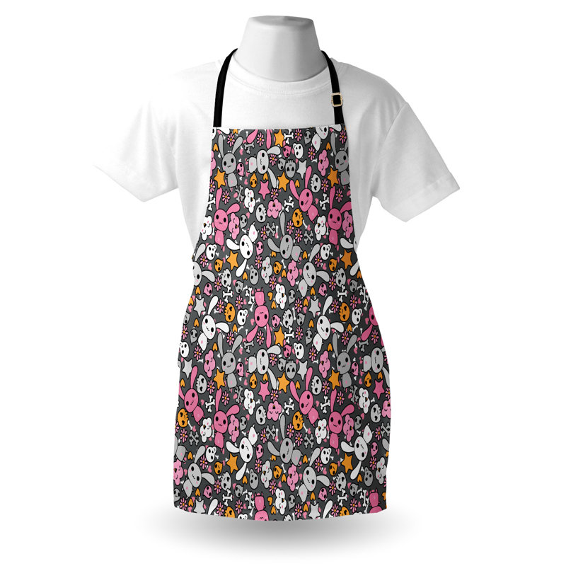 No Pattern Bib Apron