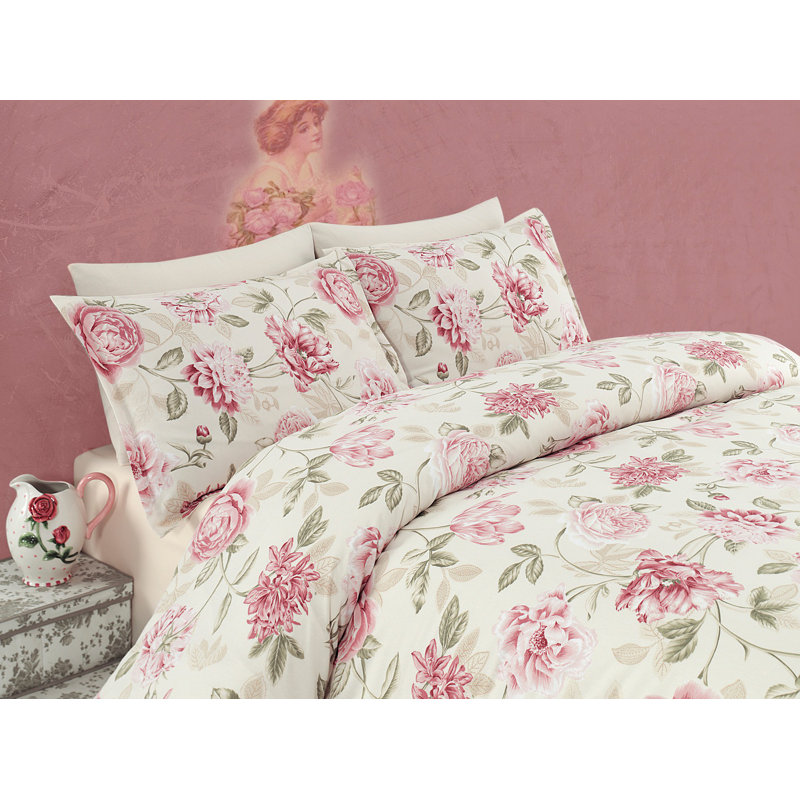 Ensemble de housse de couette double (3 pièces), 79 x 87 pouces | 65% coton / 35% polyester, 120 fils au pouce carré, lavable à la machine | Comprend 2 taies d'oreiller, une solution de literie élégante et confortable