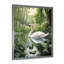«Swans Refuge By The Lake I», reproductions sur toile d'animaux-97170778-97170777