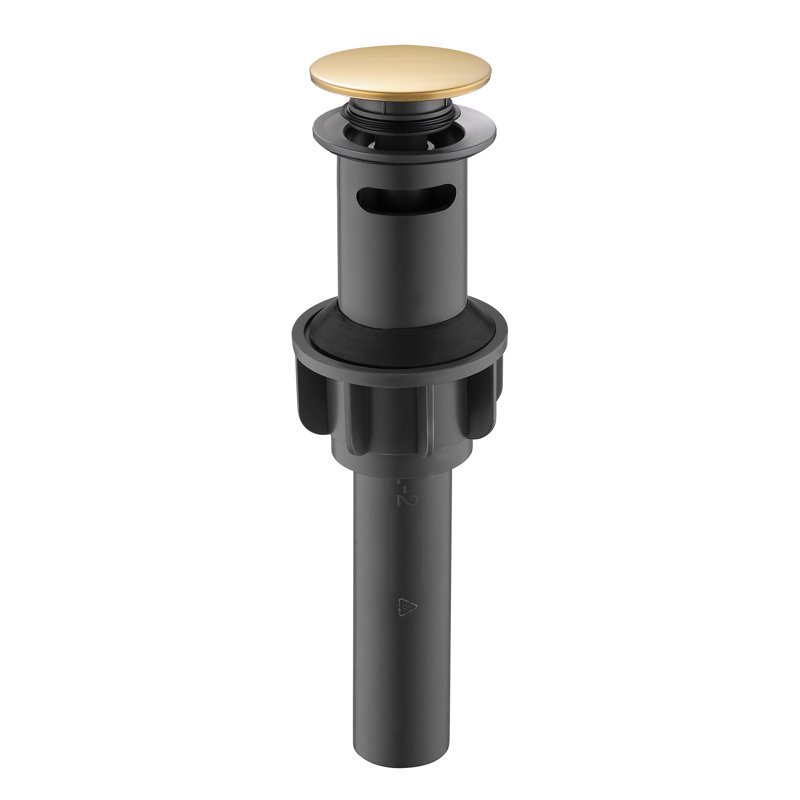 2'' W Pop-Up Yes, Brushed Gold