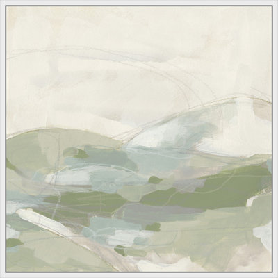 «Moss Vale I», peinture sur toile à cadre flottant