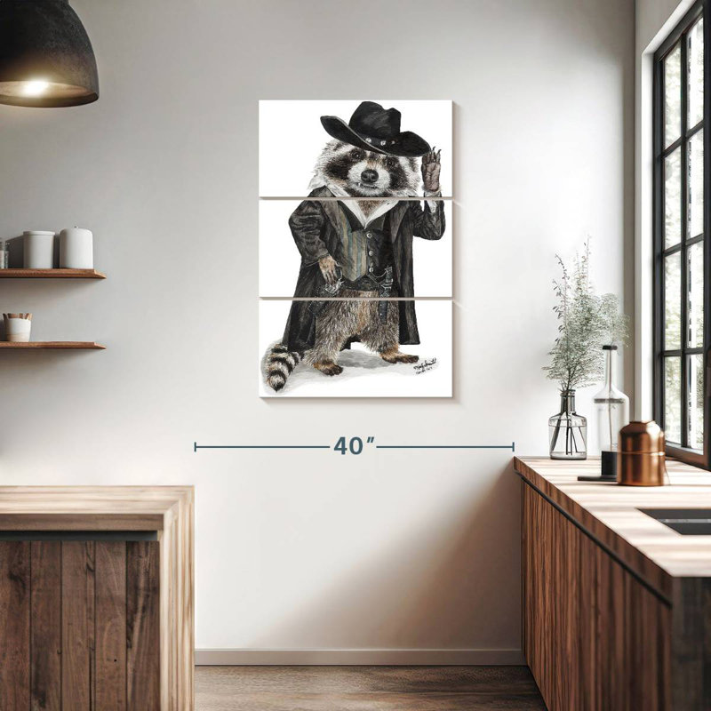 Raton laveur Brampt, H 38 po x l 24 po