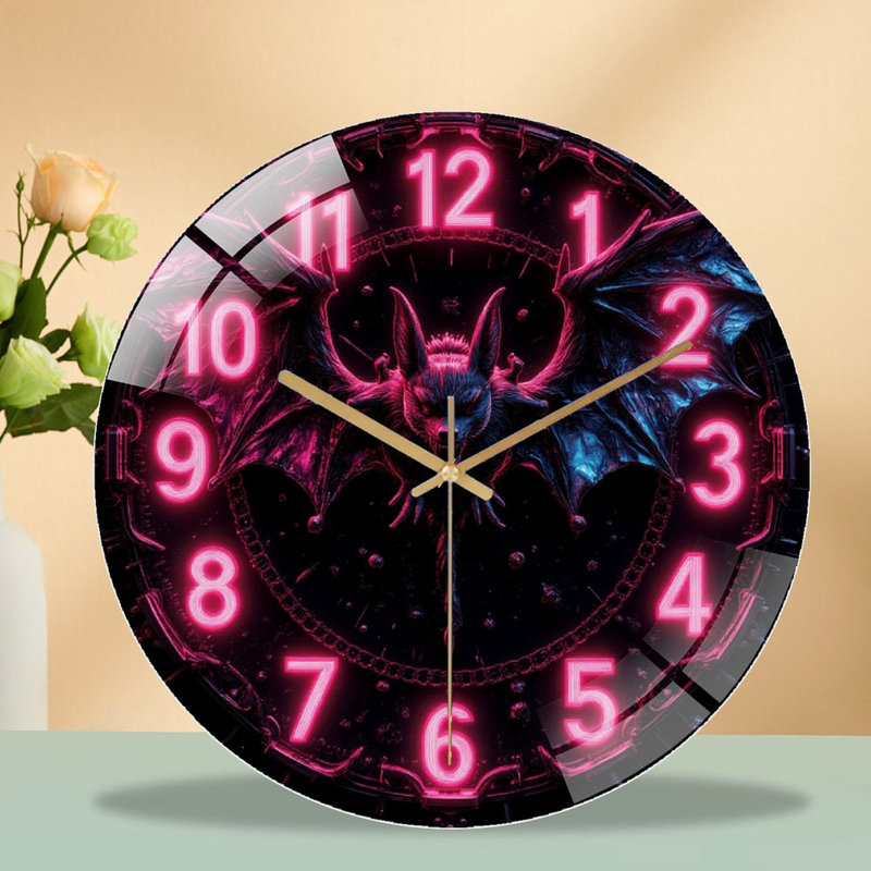Horloge murale Vampire Bat
