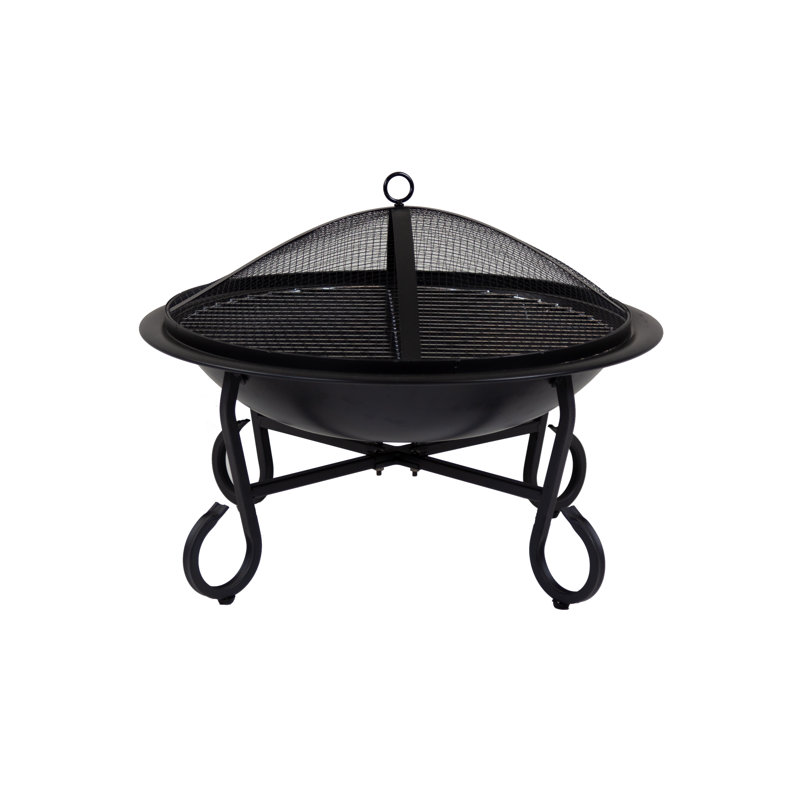Ransdell Round Steel Smokeless Fire Pit