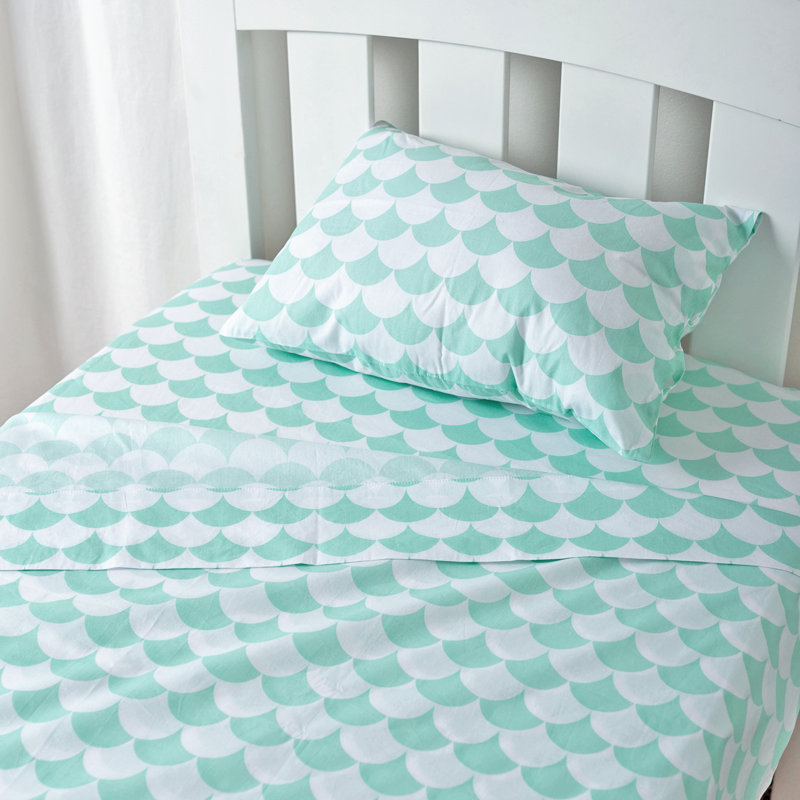 Ensemble de literie enfant 3 pièces Celise, Menthe