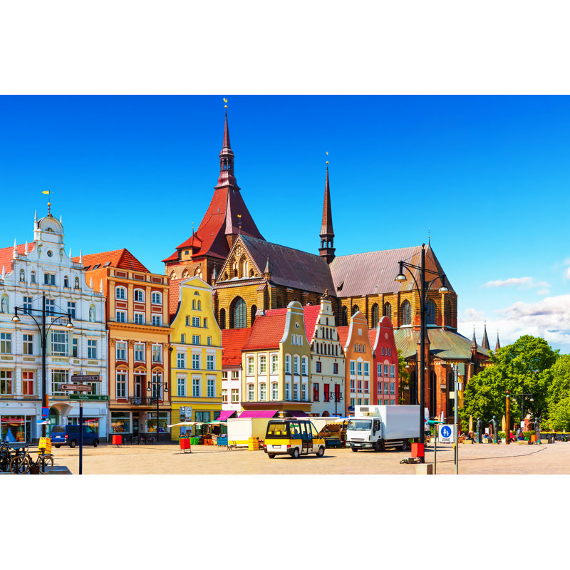 Akili Rostock by Scanrail - Wrapped Canvas Print, 20cm H x 30cm W x 3.8cm D