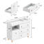 Commode à langer Kymani-901315487