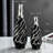 Black Silver Vase-1547527739