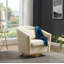 Fauteuil demi-tonneau pivotant de 75,99 cm de large Skye-29512297-70607349