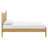 Zane Twin Size Spindle Bed Frame In Light Oak-638095809-638095811