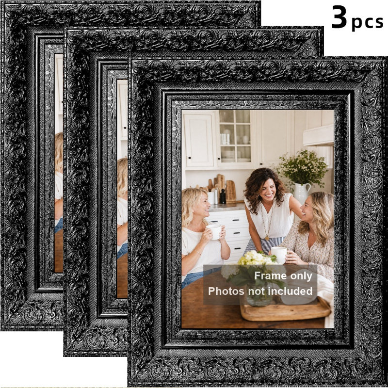Picture Frame, Black, 3, 11" W x 14" H