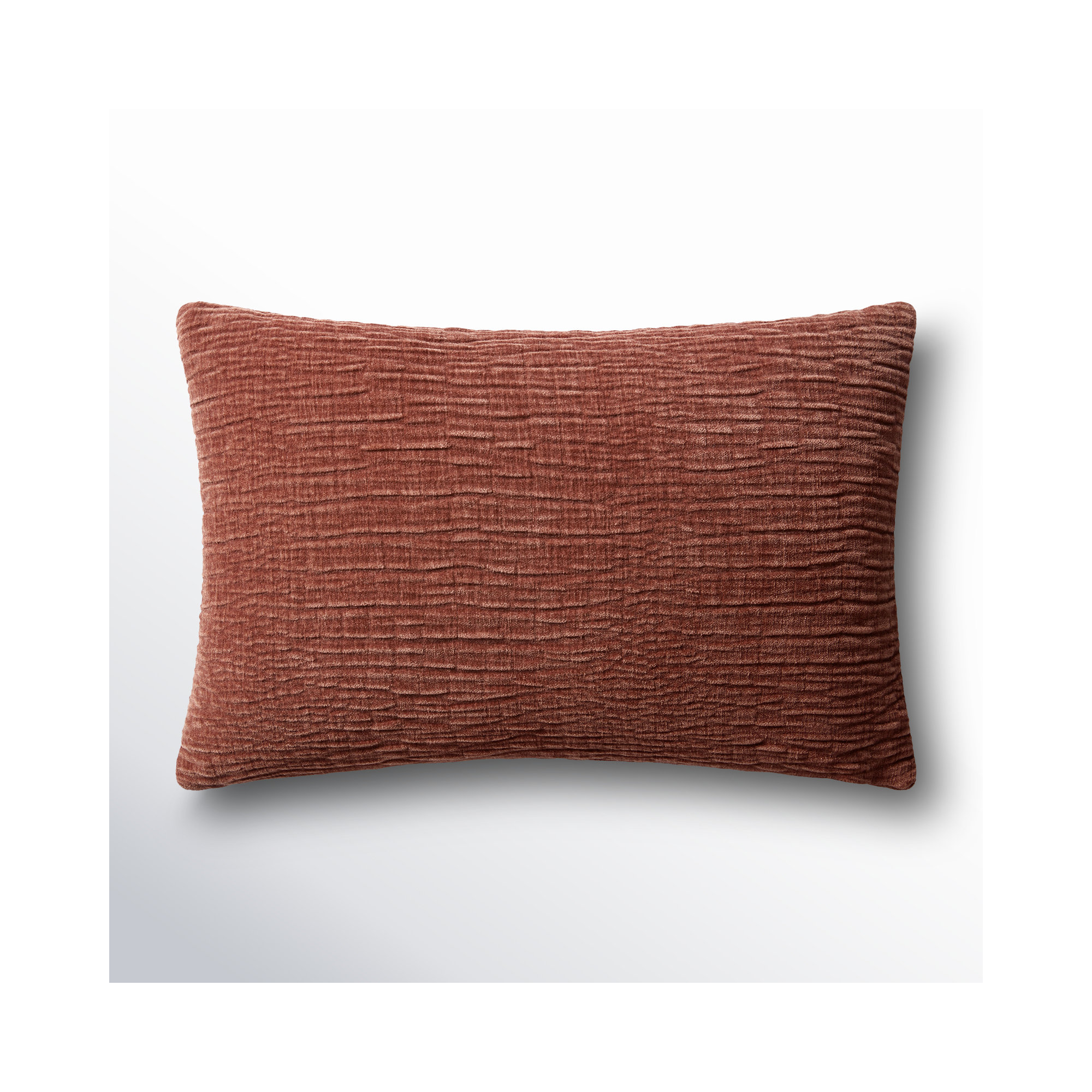 Edan Throw Pillow, Gray, 26" x 16", Down