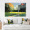 Ensemble de décorations murales Yosemite National Park Forest Landscape I - Landscape Mountains
