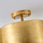 19,7 po Plafonnier semi-encastré Golden Flower