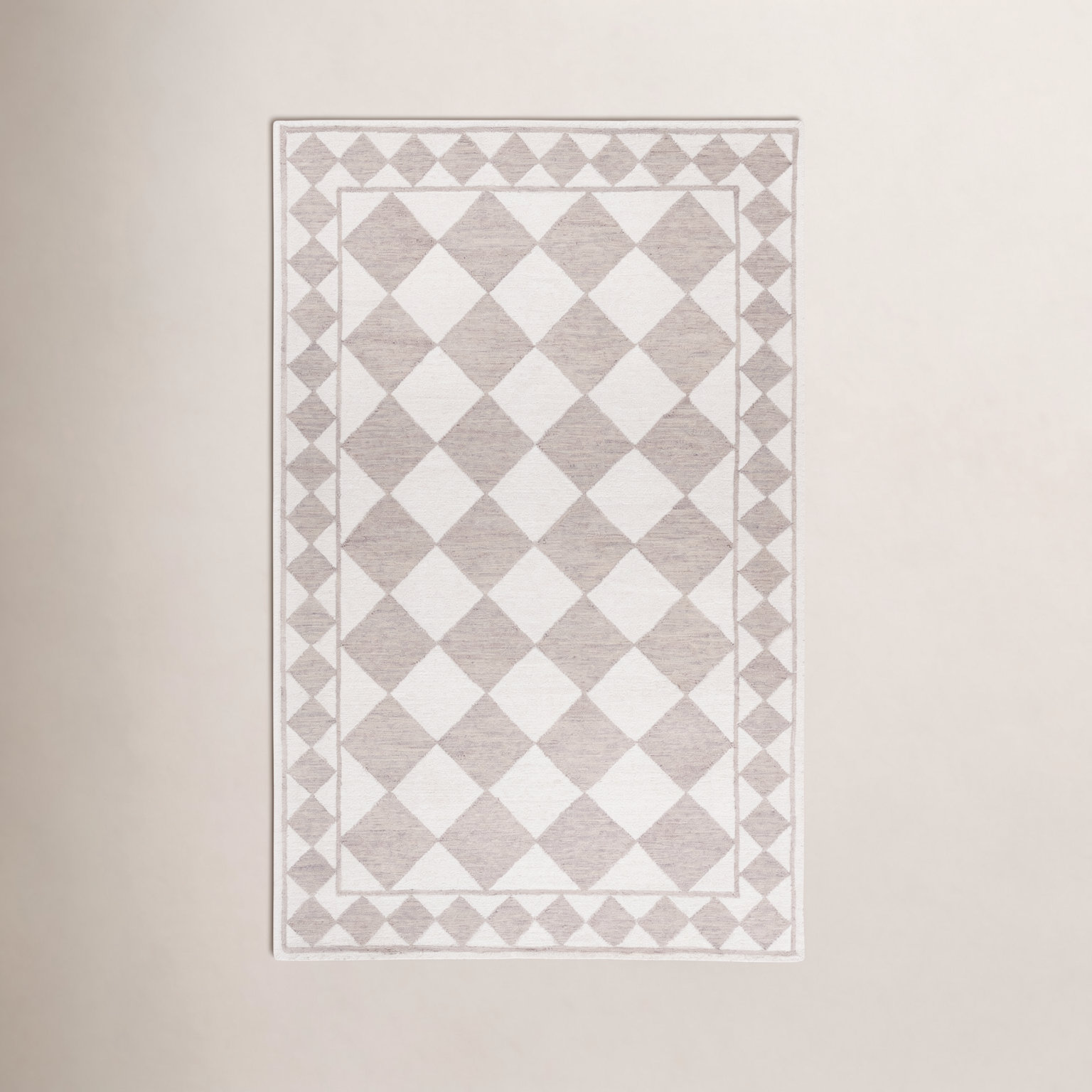 Claude Hand-Woven Geometric Rug, Rectangle 5' x 8'
