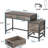 Office Desk,Writing Table,Computer Desk With Drawer Cabinet