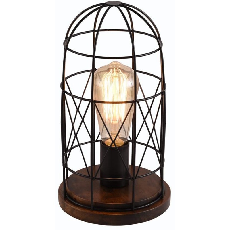 Lampe de table noire 11,4 po Lapria