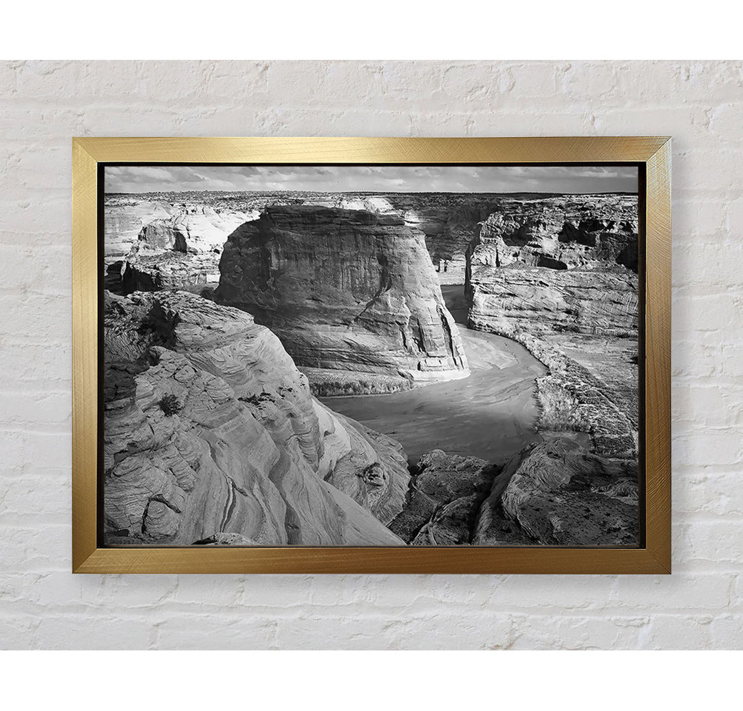 Canyon De Chelly Arizona B N W von Ansel Adams - Einzelne Bilderrahmen Kunstdrucke