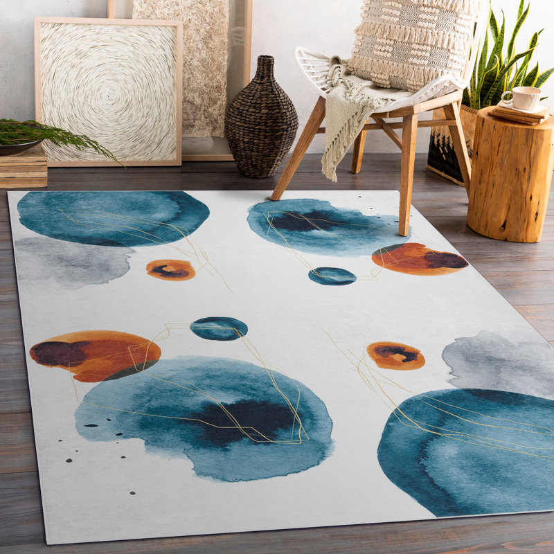 Salonis Abstract Area Rug, Runner 80 x 150cm