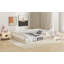 Lit plateforme tapissier en bois avec garde-corps et coussin-1671953048