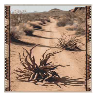  Tapis lavable Tumbleweed Trails Southwestern