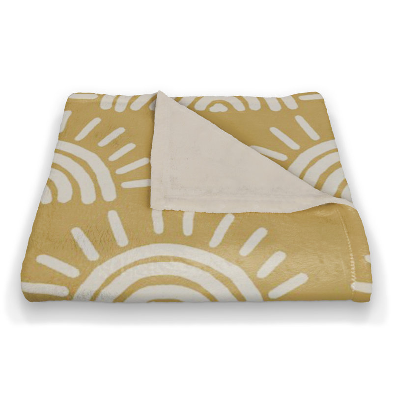 Hand Woven Throw Blanket, Yellow