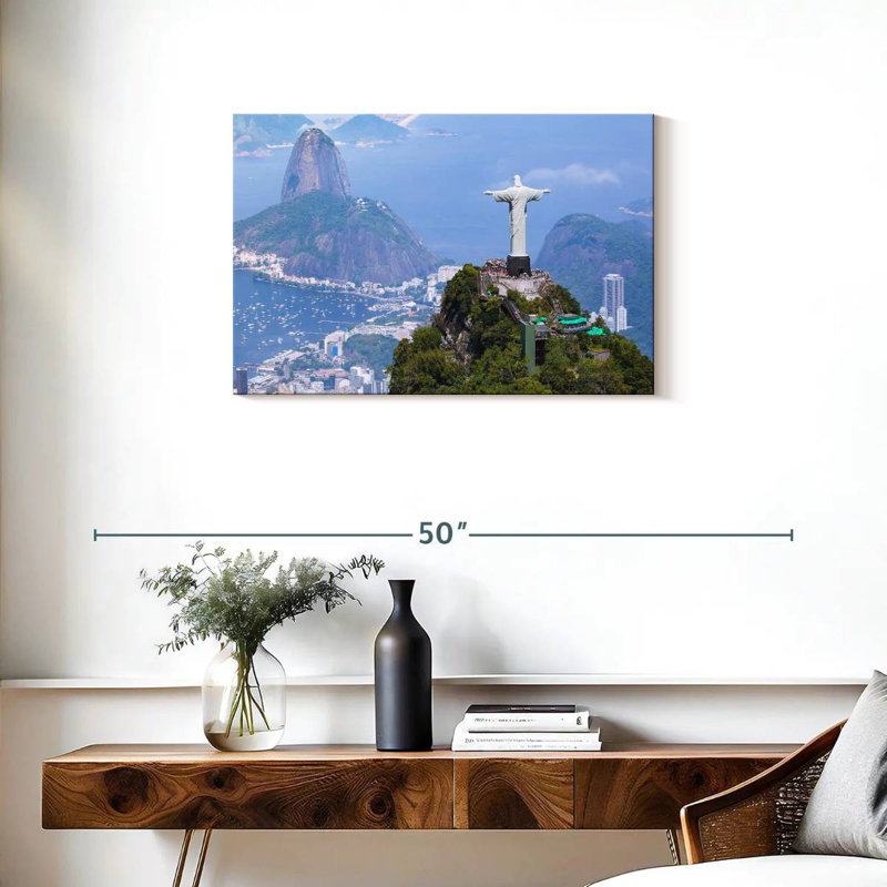 Hannes Iconic Christ The Redeemer, 20" H x 30" W