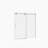 56"-60"W x 72"H Frameless Shower Door, Sliding Shower Door, with Premium 5/16"(8mm) Thick Tempered Glass Shower Enclosure ,Double Side Easy Clean Coat,Chrome Finished With Buffer